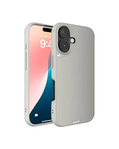 Produktbild: Mous Hülle für iPhone 16 MagSafe Kompatibel Case - Limitless 6.0 - Sand - Stoßfeste Handyhülle