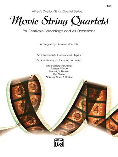 Produktbild: Movie String Quartets - Kontrabass: for festivals, Weddings and All Occasions (Alfred's Ovation String Quartet)