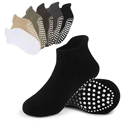 Produktbild: Mowenti Stoppersocken ABS Baby Socken Antirutschsocken 6 Paar Jungen Mädchen 1-3 Jahre Kinder Kleinkind Krabbelsocken Bunt_1 Kurze
