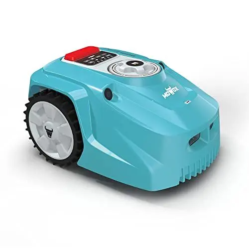 Produktbild: Mowox® RM 900 WIU-SC intelligenter Mähroboter für Rasenfläche bis 900m², Ultraschallsensoren, APP-Steuerung per WiFi & Bluetooth, inkl. Ladestation, 170m Begrenzungskabel, 220 Heringe (CE, TÜV/GS)