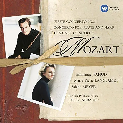 Produktbild: Mozart: Flötenkonzert Nr. 1, Konzert für Flöte und Harfe, Klarinettenkonzert