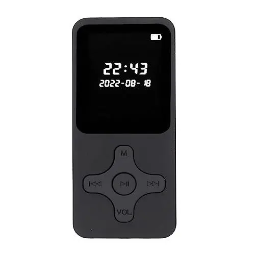 Produktbild: MP3 Player, MP4 Player, MP3 Musik Player mit BT5.0, Klassischer Digitaler LCD Bildschirm mit 1,77 Zoll, Integriertem HD Lautsprecher, Foto und Videowiedergabe, FM Radio (Mit 8G-Speicherkarte)