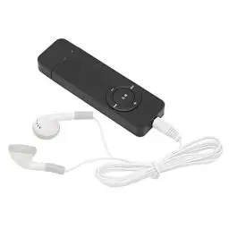 Produktbild: MP3 Player, USB MP3 Player, Schüler MP3 Player, Walkman, Verlustfreier Sound, Plug in Speicherkarte, Erweiterbar auf Bis zu 64 GB, Nicht Im Lieferumfang Enthalten, für Studentengeschenke(Schwarz)