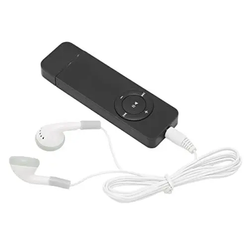 Produktbild: MP3 Player, USB MP3 Player, Schüler MP3 Player, Walkman, Verlustfreier Sound, Plug in Speicherkarte, Erweiterbar auf Bis zu 64 GB, Nicht Im Lieferumfang Enthalten, für Studentengeschenke(Schwarz)