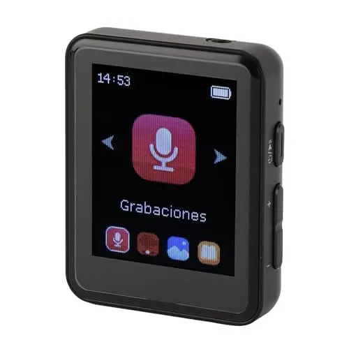Produktbild: MP3-MP4-Player, Integrierter Lautsprecher, Musik-Player, 128 GB, Erweiterbar, Verlustfreier 1,8-Zoll-Touchscreen Zum Radfahren für Übungen (32G)