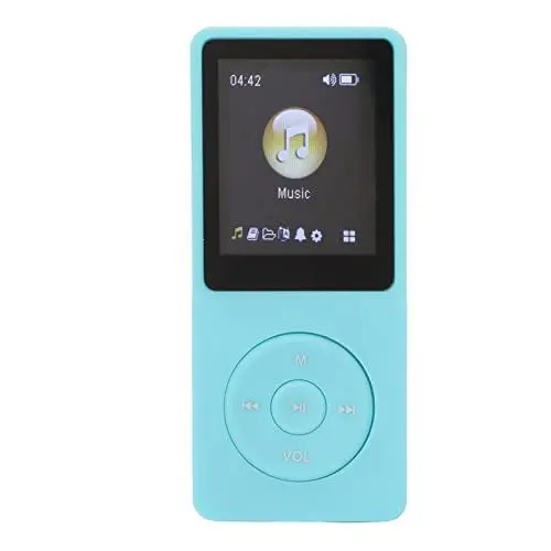 Produktbild: Fockety MP3-Player MP4-Player, Ultradünner 1,8-Zoll-LCD-tragbarer Verlustfreier MP3-Musik-Player mit HD-Lautsprecher, UKW-Radio Diktiergerät und E-Book, MP4-Player mit Kopfhörer für Kinder (Blau)