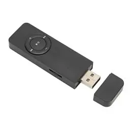 Produktbild: Verlustfreier MP3 Player, Unterstützt Bis zu 64 GB, Tragbarer Digitaler Audio Musik Player, MP3 MP4 Player für Studenten auf Reisen (Schwarz)