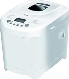 Produktbild: MPM - MUC-01 Brotbackautomat - mit Knethaken, 12 automatischen Programmen, Marmelade-, Pizzateig-Programm, glutenfreies Brot - 3 Brotgrößen - LCD-Anzeige - 480-600 W - Elektrisch - Weiß