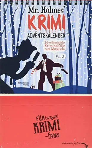 Produktbild: Mr. Holmes Krimi-Adventskalender Vol. 3: 24 weihnachtliche Kriminalfälle zum Miträtseln