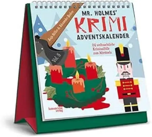 Produktbild: Mr. Holmes Krimi-Adventskalender Vol. 5: 24 weihnachtliche Kriminalfälle zum Miträtseln