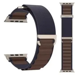 Produktbild: MRAIN-H Patentiert Alpine Loop Kompatibel mit Apple Watch Armband Ultra 2 1 49mm 46mm 45mm 44mm 42mm 41mm 40mm 38mm Damen Herren, Nylon Sport Armbänder für iWatch Series 10 9 8 7 6 5 4 3 SE Ultra 2 1