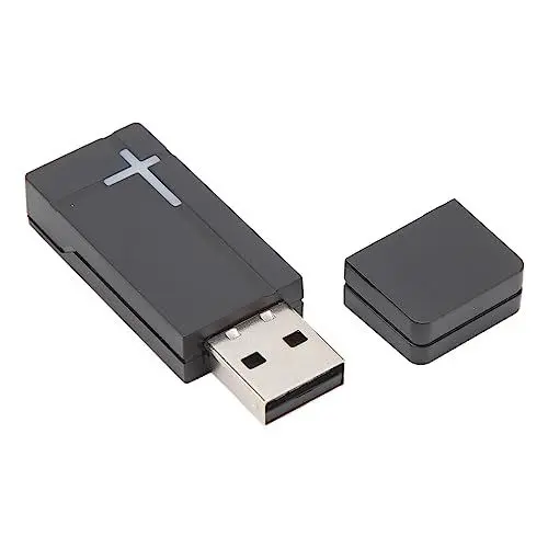 Produktbild: Mrisata -Controller, Kabelloser Gaming-Adapter, Schnelle Übertragung, Gamepad-Empfänger, Konverter, PC, Geeignet für Multiplayer-Spiele