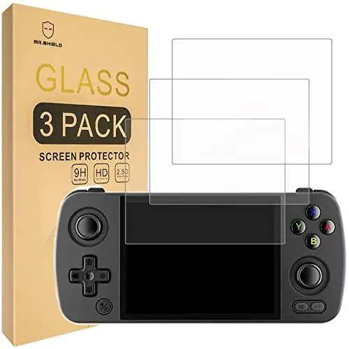 Produktbild: Mr.Shield Schutzfolie Kompatibel mit Anbernic RG405M (3 Stück) Schutzglas Schutzglasfolie 9H Härte, HD Klare Displayschutzfolie
