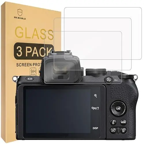 Produktbild: Mr.Shield Schutzfolie Kompatibel mit Nikon Z 50 Z50 Camera (3 Stück) Schutzglas Schutzglasfolie 9H Härte, HD Klare Displayschutzfolie