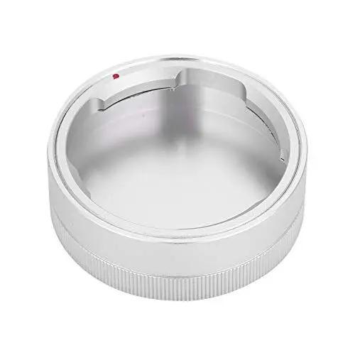 Produktbild: M-Rücklinsen-Metallschutz, Hochwertige Legierung, Schützt Wasser, Staub, Kratzer, M-Mount-Kameraobjektive, Fotografie-Zubehör, Schwarz (Silver)