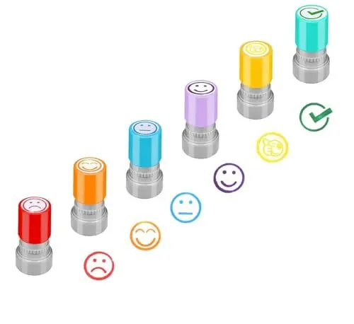 Produktbild: mseng 6Stück Stempel Lehrer Selbstfärbender,Motivationsstempel Lehrerstempel, Lehrerstempel Englisch für Kinder, Bildung, Lehrer, Überprüfung-Design4