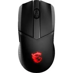 Produktbild: MSI CLUTCH GM41 LIGHTWEIGHT WIRELESS Gaming Mouse - 20.000 DPI Optischer Sensor, symmetrisch, 60Mio+ Click OMRON Schalter, 6 Tasten, 80Std-Akku, Ladestation, 1ms Latenz, RGB, 74g - kabellos, schwarz