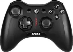 Produktbild: MSI FORCE GC20 V2 Kabelgebundener PC-Gamepad Controller - austauschbare D-Pad-Abdeckungen, zwei Vibrationsmotoren, USB 2.0 - schwarz, kabelgebunden