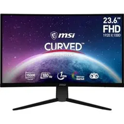 Produktbild: MSI G2422C 23,6 Zoll FHD Curved Gaming Monitor - 1500R 1920 x 1080 VA Panel, 180Hz / 1ms, Adaptive Sync - DP 1.2a, HDMI 2.0b CEC