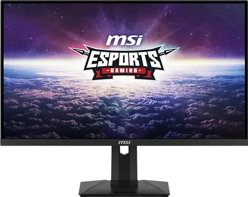 Produktbild: MSI G274PFDE 27 Zoll (69 cm) Gaming Monitor, FHD (1920x1080), Rapid IPS, 180Hz, 1ms, Flat, G-Sync Compatible, HDR Ready, HDMI, DisplayPort, schwarz