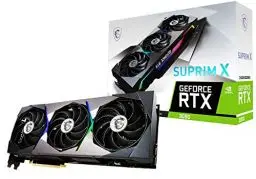 Produktbild: MSI GeForce RTX 3090 SUPRIM X 24G Gaming Grafikkarte - RTX 3090, 24GB GDDR6X, PCI Express Gen 4, DisplayPort v1.4a, HDMI 2.1, 4K Auflösung, Ray Tracing