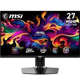 Produktbild: MSI MAG 271QPX QD-OLED 26.5 Zoll WQHD Gaming Monitor - 2560 x 1440 Quantum Dot OLED Panel, 360Hz / 0.03ms, 99.1% DCI-P3, ΔE≤2, DisplayHDR True Black 400 - DP 1.4a, HDMI 2.1, USB Type-C