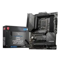 Produktbild: MSI MAG Z690 TOMAHAWK WIFI DDR4 Gaming Mainboard ATX, unterstützt Intel Core Prozessoren 12. Generation, LGA 1700,16 Duet Rail VRM 70A, Memory Boost 5200MHz/OC, 1 x PCIe 5.0 x16, 3 x M.2 Gen4, Wi-Fi 6