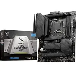 Produktbild: MSI MAG Z790 Tomahawk WiFi Mainboard, ATX - Unterstützt Intel Prozessoren der 12., 13. & 14. Gen, LGA 1700 - 90A SPS VRM,DDR5 Memory Boost 7200+MHz/OC, PCIe 5.0 & 4.0 x16,4 x M.2 Gen4,Wi-Fi 6E