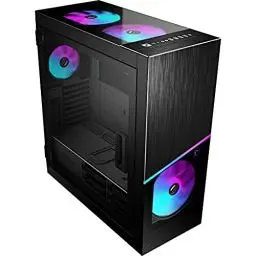 Produktbild: MSI MPG SEKIRA 500X Mid-Tower ATX Gehäuse (4x USB 3.1 Anschluss, 3x 200mm und 1x 120mm A-RGB Fan und 1x 200mm Fan im Lieferumfang, schwarz, RGB)