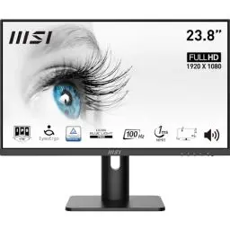 Produktbild: MSI PRO MP243XPDE 60cm (23,8 Zoll) IPS LED Monitor, FHD 1920x1080, 100 Hz, 1 ms, FreeSync, Rahmenloses Design, Höhenverstellbar, HDMI