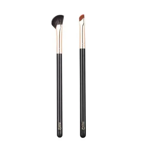 Produktbild: MSQ L140 Fine Eyeliner Pinsel + L141 Nasenhadow Pinsel Präzisions Eyeliner Pinsel Set Augenpinsel Pinsel Augen Make-up Pinsel