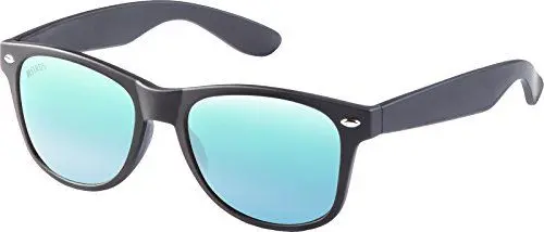 Produktbild: MSTRDS Likoma Mirror Unisex Sonnenbrille Für Damen und Herren mit verspiegelten Gläsern, black/blue