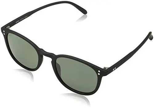 Produktbild: MSTRDS Unisex Sonnenbrille Arthur, Schwarz (Black/Green 5145), (Herstellergröße: one Size)