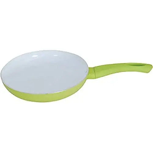 Produktbild: MSV Bratpfanne mit Keramikbeschichtung Ø 30cm aus Aluminium in grün, 30 cm