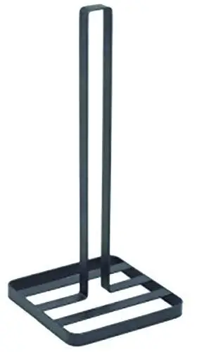 Produktbild: MSV Küchenrollenhalter Design Papierrollenhalter stehend, für die Küche, 14 x 14 x 32,5 cm, schwarz matt