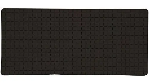 Produktbild: MSV Premium Duschmatte Badematte Badewannenmatte Badewanneneinlage antibakteriell rutschfest mit Saugnäpfen - Schwarz - ca. 36 x 76 cm - duftet nach Rosen - waschbar bei 60° Grad