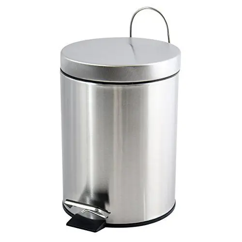 Produktbild: MSV 100108 Mülleimer aus Edelstahl/Polypropylenstahl, 3 l