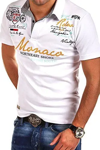 Produktbild: MT Styles Poloshirt Monaco T-Shirt R-2254 (Weiß, 3XL)