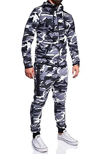 Produktbild: MT Styles Trainingsanzug mit Zipper Sportanzug R-7039 (Grau,