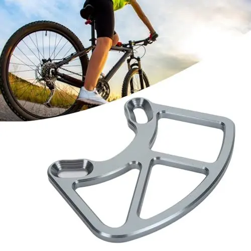Produktbild: MTB Bash Guard aus Aluminiumlegierung, ISCG05 ISCG 03, 22T-46T Kettenblätter, Mountainbike mit Solidem Schutz (Titan)