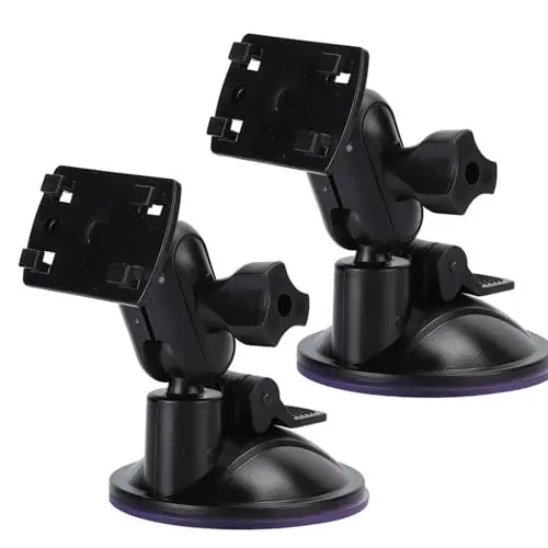 Produktbild: Mtlavishness Professionelle Herstellung 65 mm Autoständer 14,0 × 12,0 × 5,0 H3041 65 mm 2 Stück Auto GPS Navigator Fahrrekorder Saugnapfhalterung Vier Backen 360-Grad-Winkel