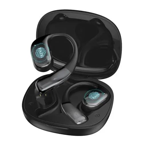 Produktbild: MTOXW AI Kopfhörer Übersetzer, 3-in-1 Echtzeit Sprachübersetzer Kopfhörer 135 Sprachen mit App, Bluetooth 5.4 40H Open Ear kopfhörer für für iOS/Android (X11)
