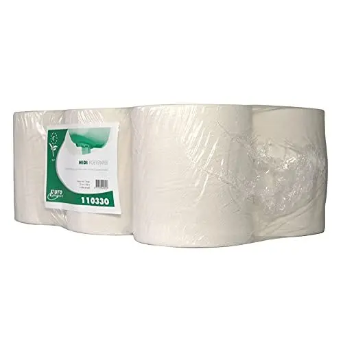 Produktbild: MTS 110330 Midi Recyclingrollen, 1 Lagig, Weiß, 300m x 20cm, 6 Stück