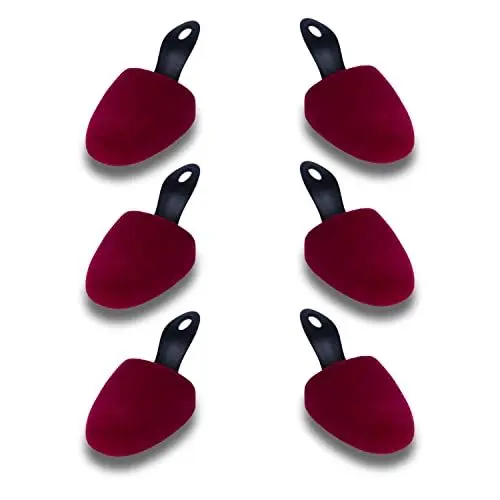 Produktbild: MTS care LISA Basic Velours Rund Größe 37-41 - Schaumstoff Schuhspanner für Damen 3 Paar Set- Schuhstrecker hält Schuhe in Form - perfekte Passform & Frische
