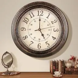 Produktbild: Mubarek Wanduhr Vintage, 30CM Wanduhren Küchenuhr, Wanduhr Ohne Tickgeräusche,Wanduhr Genaue Zeitmessung,Wanduhr Groß Leicht Ablesbare Wanduhren,Wanduhren für Uhr Wand,Küchenuhr Wanduhr Wohnzimmer