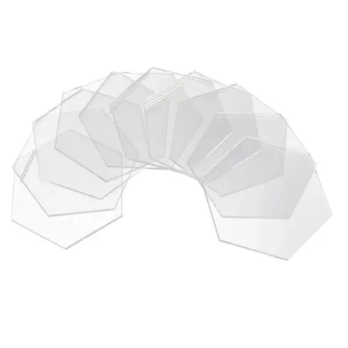 Produktbild: MUCKLILY 10stücke Transparente Acrylplatten Für -dekoration Für Bastelprojekte Malen Und Präsentationen