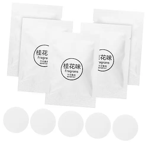 Produktbild: MUCKLILY Auto Erfrischer 12st Auto Pe Aroma Diffusor Auto-aromatherapie-pads Autozubehör Auto Aromatherapie Tabletten Duft-duftpads Auto-aromatherapie-nachfüllpackungen Erfrischer Plastik Nachfüllung