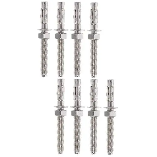 Produktbild: MUCKLILY 2 Sätze Expansions Schrauben Bolzen Trockenbau Reparaturset Dehnschraubenbolzen Fix Edelstahlschrauben Rostfreie Schrauben Stützbolzen Sitzdehnschraube Rostfreier Stahl 4 Stück * 2