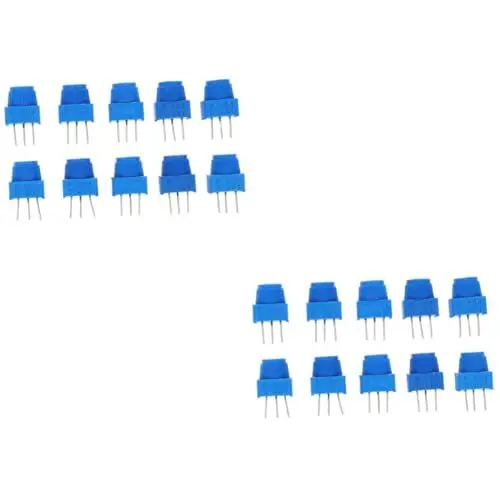 Produktbild: MUCKLILY 20stücke Teiliges Trimmer-potentiometer-sortiment Mit Einstellbaren Widerständen Präzise Anpassung Für Verschiedene Schaltkreise Für Elektronikprojekte