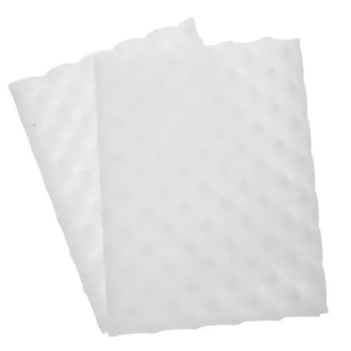 Produktbild: MUCKLILY 2 Stück Cookie-Modell kuchenförmiges Kissen Kuchenformungsmatte Fondant-Kuchenform Cookie Royal Icing Tools Prägematte Fondant-Texturmatten Prägeform Schwamm Weiß